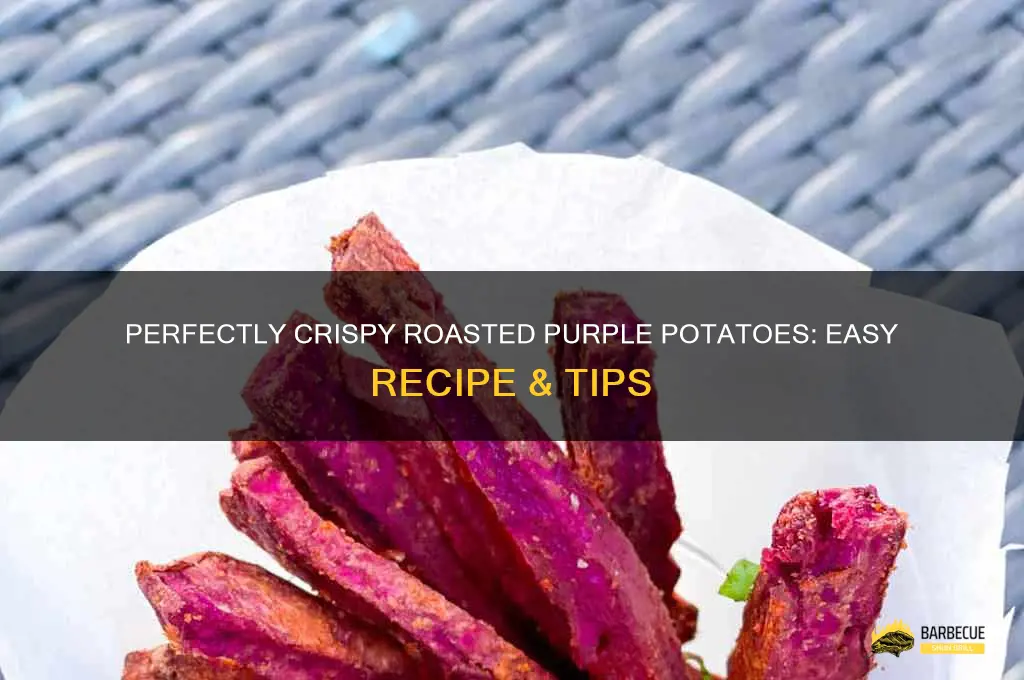 Unlock Vibrant Flavor: Crispy Roasted Purple Potatoes with Garlic
